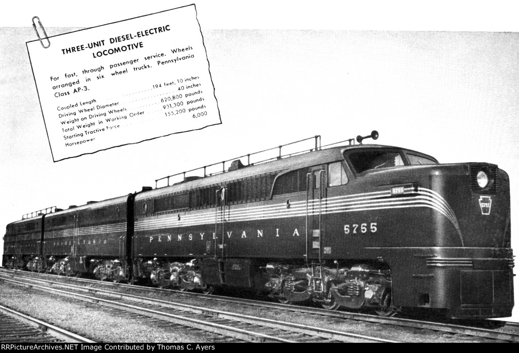 "Modern Power For Today's Trains," Page 6, 1949